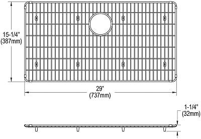 Elkay Crosstown CTXBG2915 Stainless Steel Bottom Grid