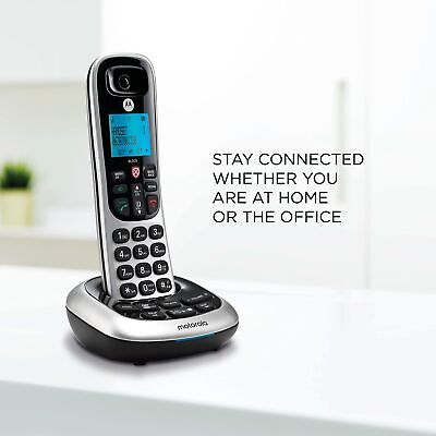 Motorola CD4013 Digital Cordless Phone with Answering Machine with 3 Handsets...