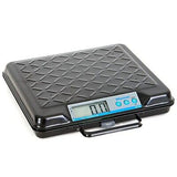 Brecknell Portable Electronic Utility Bench Scale, 100lb Capacity, 12"x10" Pl...