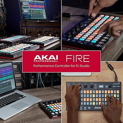 AKAI Professional Fire (Controller Only) &#8211; USB MIDI Controller for FL Stud