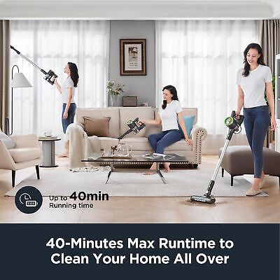 Eureka Lightweight Cordless Stick Vacuum Cleaner Convenient for Hard Floors, ...