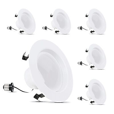 Feit Electric 4 Inch LED Recessed Lighting Retrofit Downlight - Pre-Mounted T...