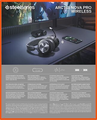 SteelSeries Arctis Nova Pro Wireless Multi-System Gaming Headset - Premium Hi...