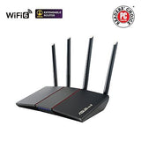 ASUS RT-AX55 AX1800 Dual Band WiFi 6 Gigabit Router, 802.11ax, Lifetime inter...