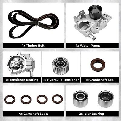 Engine Timing Belt Kit with Water Pump Compatible with Subaru Forester Legacy...