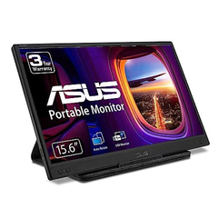 ASUS ZenScreen 15.6” 1080P Portable USB Monitor (MB166B) - Full HD, BLACK