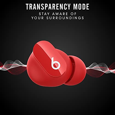 Beats Studio Buds – True Wireless Noise Cancelling Earbuds – One Size, Red