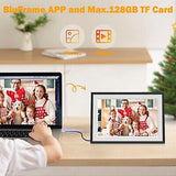 Digital Picture Frame 32GB, Large Smart Electronic Video Picture Frame 10.1 i...