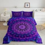 Erosebridal Mandala Bedding Set Full Boho Chic Medallion Comforter Set for Ki...