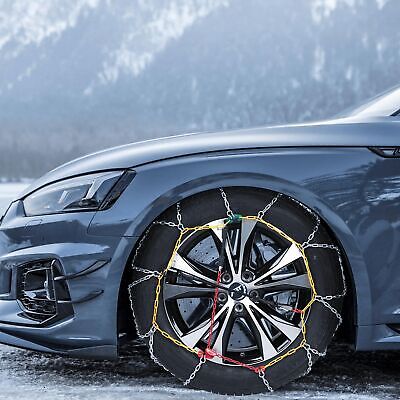 Snow Chains, Wear-Resistant High Carbon Steel Anti Slip Tire Chain for Passen...