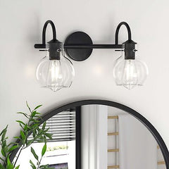 Bathroom Vanity Light Fixtures, Modern 2 Lights Vanity Lighting Fixture Matte...