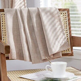 jinchan Linen Blend Curtains for Living Room 120 Inch Length Extra Long Taupe...