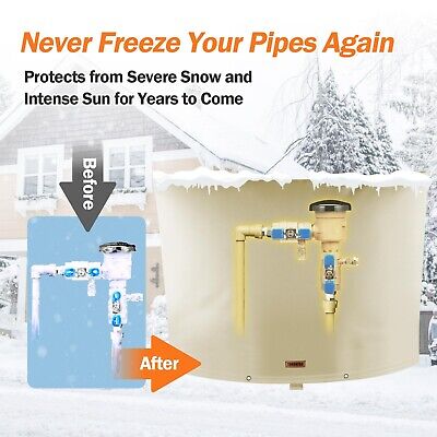 Backflow Preventer Pipe Insulation Cover (5&#176;F) - Irrigation Sprinkler Valve