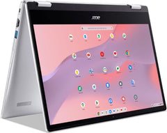 Acer Chromebook Spin 314 Convertible Laptop | Intel Pentium Silver N6000 | 14 HD Corning Gorilla Glass Touch Display | 4GB LPDDR4X | 128GB eMMC | Intel Wi-Fi 6 AX201 | Chrome OS | CP314-1H-P9G7