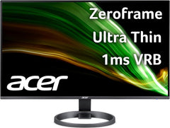 Acer R242Y Ayi 23.8 Full HD (1920 x 1080) VA Monitor | AMD FreeSync Technology | Ultra-Thin | Edge-to-Edge | Zero-Frame | 1ms VRB | 75Hz | HDMI and VGA ports