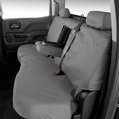 Covercraft Polycotton Seat Saver Custom Seat Covers, Grey