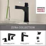 Delta Faucet 774240-BL Zura Towel Bar, 24 inch, Matte Black