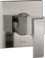 Delta Faucet Ara 3-Setting Shower Handle Diverter Trim Kit, Diverter Valve Trim Kit Brushed Nickel, 3 Way Shower Diverter, Delta Diverter Trim, Stainless T11867-SS (Valve Not Included)