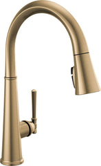 Delta Faucet Emmeline Gold Kitchen Faucet, Kitchen Faucets with Pull Down Sprayer, Kitchen Sink Faucet, Gold Faucet for Kitchen Sink with Magnetic Docking, Lumicoat Champagne Bronze 9182-CZ-PR-DST