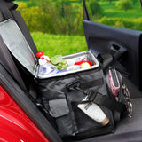 Koolatron Electric Portable Cooler Plug in 12V Car Cooler Bag, 26 qt (25 L) Black/Gray Soft-Sided Portable Car Fridge w/DC Power Cord, Adjustable Shoulder Strap, Cord Storage, Road Trip.