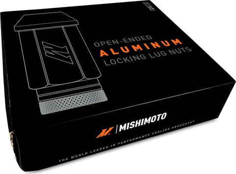 Mishimoto Aluminum Locking Lug Nuts M12x1.25, 20pc Set, Red