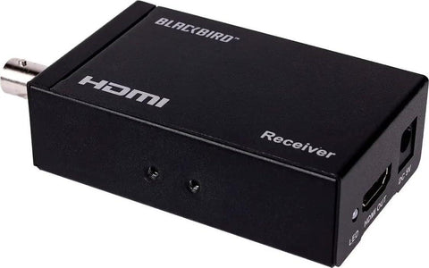 Monoprice HDMI Extender Over Coaxial Cable - Up to 328 Feet (100 Meters) 1080p@60Hz, 6.75Gbps Video Bandwidth, HDCP 1.1, for DVR and DVD Players - Blackbird PRO
