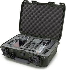 Nanuk 925 Waterproof Case with Foam Insert for DJI Mavic 3 Fly More/Cine Premium Combo, Olive