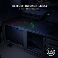 Razer Katana Power Supply aRGB PSU: Silent, Powerful aRGB 140mm PWM Fan - Chroma aRGB - Modular by Design - 80 Plus Platinum Rated - Zero RPM Mode - 850W