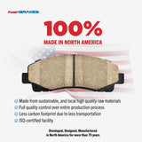 Front Ceramic Disc Brake Pads NWF-PRC2398 For Kia Hyundai EV6 Tucson Sonata I...