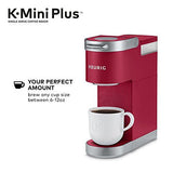 Keurig K-Mini Plus Single Serve K-Cup Comes With 6 to 12 oz., Cardinal Red