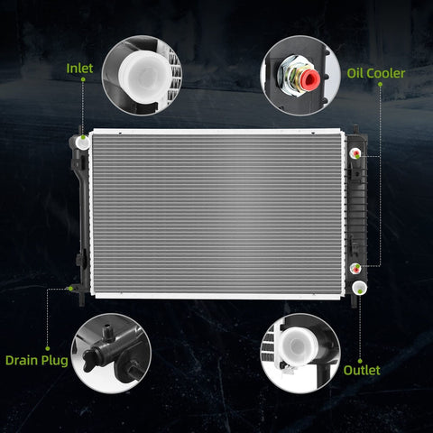 AUTOSAVER88 Radiator Compatible with 2006 2007 2008 2009 Chevrolet Equinox 20...