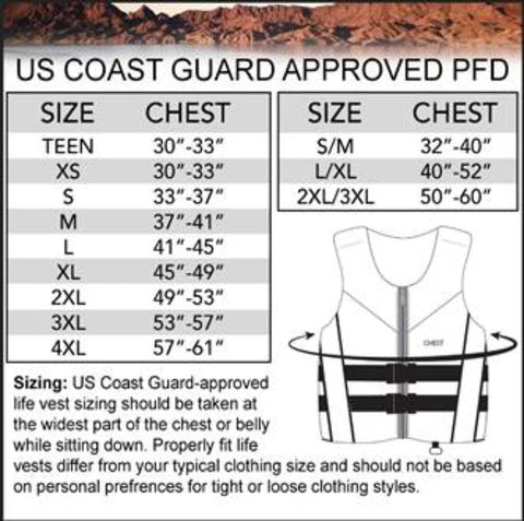 Jet Pilot - Cause Neoprene Life Vest - Personal Flotation Device - Dual Buckl...