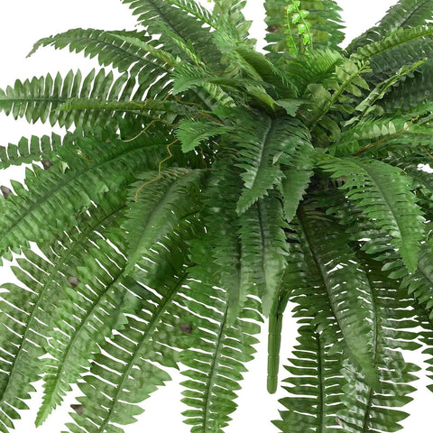 Nearly Natural 48IN Artificial Boston Fern Large Hanging Plant, Set of 2 Arti...