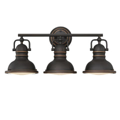 Westinghouse 6116200 Boswell Vintage-Style Three-Light Indoor Vanity Light Fi...