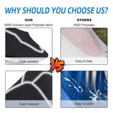 Upgraded Fade and Crack Resistant Trailerable Jet Ski Cover, Heavy-Duty Water...