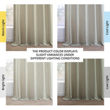 HPD Half Price Drapes Basic Faux Linen Curtains - 96 Inch Long Pair - 2 Panel...