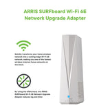 ARRIS Surfboard Wi-Fi 6E Network Upgrade Adapter W6U, Dedicated 6 GHz Band fo...