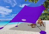 UMARDOO Family Beach Tent Canopy Sun Shade Portable 7&#215;7FT, Large Wind Resis