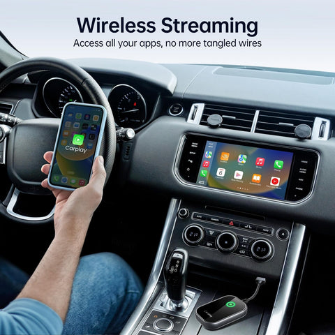 Wireless CarPlay Adapter for iPhone, Converts Wired to Wireless CarPlay Dongl...