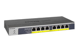 NETGEAR 8-Port Gigabit Ethernet Unmanaged PoE Switch (GS108PP) -