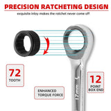 ZKH 12-Piece Ratcheting Wrench Set &#8211; Premium Alloy Steel, Quick Access Org