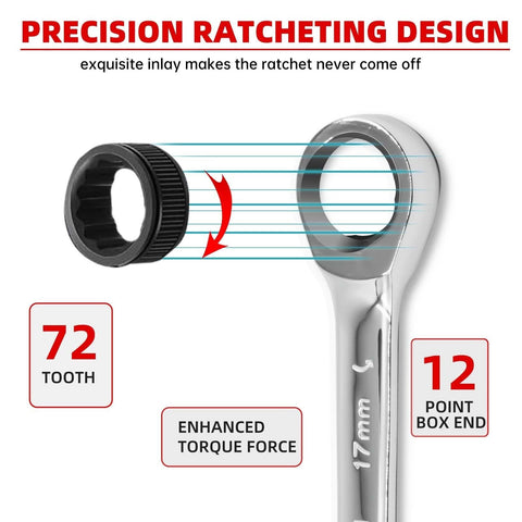 ZKH 12-Piece Ratcheting Wrench Set &#8211; Premium Alloy Steel, Quick Access Org