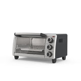 BLACK+DECKER 4-Slice Toaster Oven, TO1313SBD, Even Toast, 4 Cooking Functions...