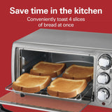 Hamilton Beach 31143 4-Slice Toaster Oven with 5 Cooking Modes (Bake, Broil, ...