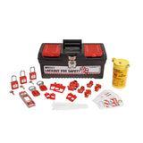 BRADY Electrical Lockout Tagout Kit - Hasps, Clamp on, Universal Multipole Ci...