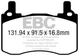 EBC Brakes DP42357R Yellowstuff Pads