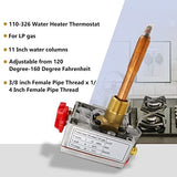 110-326 Gas Water Heater Valve，Natural Thermostat with...