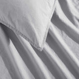 Calvin Klein - King Duvet Cover Set, Modern Cotton Washed Percale Bedding wit...