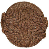 Household Essentials Large Wicker Floor Storage Basket with 19''x 25'', Brown