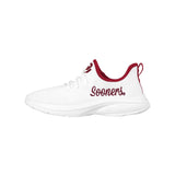 FOCO Women's NCAA Team Logo Athletic Shoes Sneakers Oklahoma Sooners 8 White